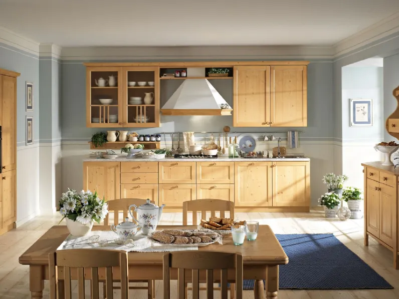 Cucina Classica ad angolo Natura 015 di Linea3