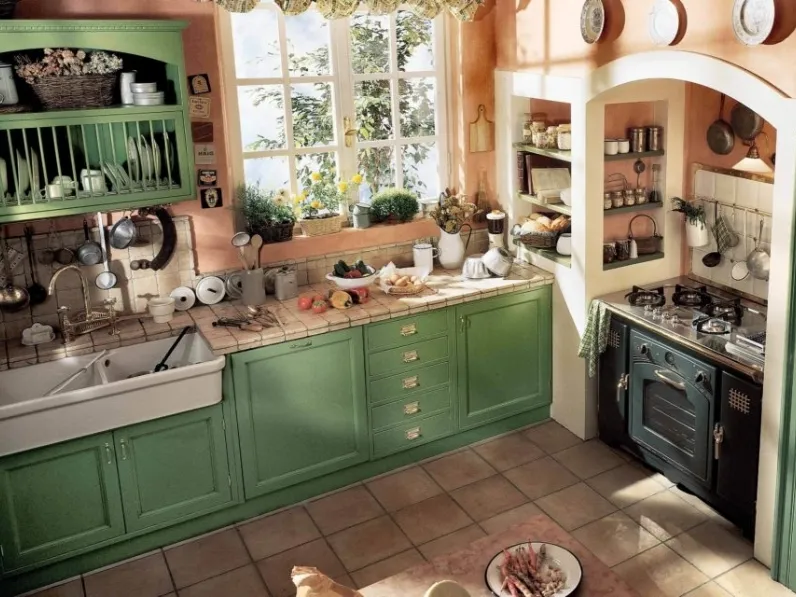 Cucina Classica Old England angolare di Marchi