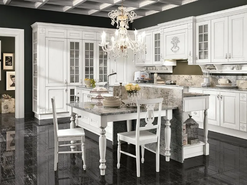 Cucina Classica con isola Opera 04 di Colombini Kitchen