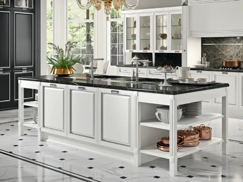 Cucina Classica con isola Pegaso Elite 05 di Astra