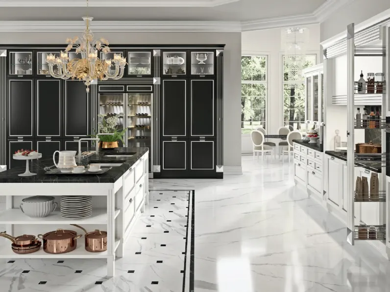 Cucina Classica con isola Pegaso Elite 05 di Astra