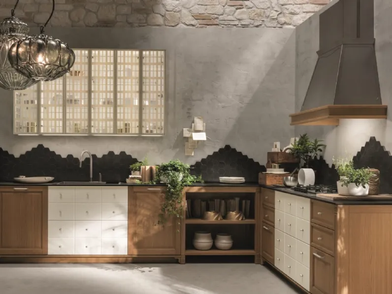 Cucina Classica Portrait angolare di Aster Cucine