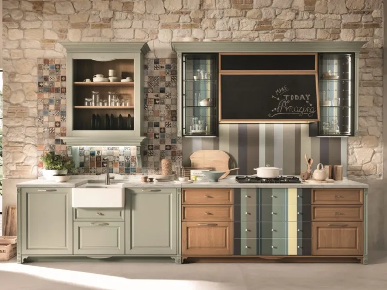 Cucina Classica lineare Portrait di Aster Cucine