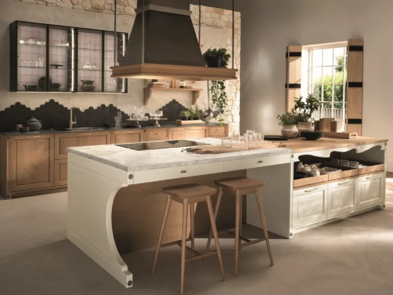 Cucina Classica con isola Portrait di Aster Cucine