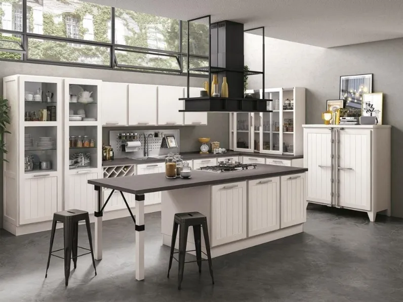 Cucina Classica con isola Provenza 04 di Lube