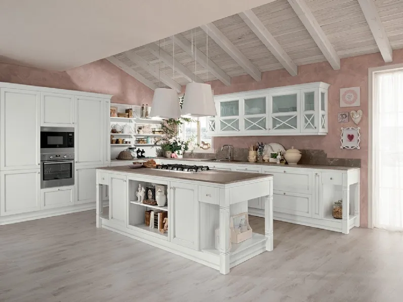 Cucina Classica con isola Sinfonia 04 di Colombini Kitchen