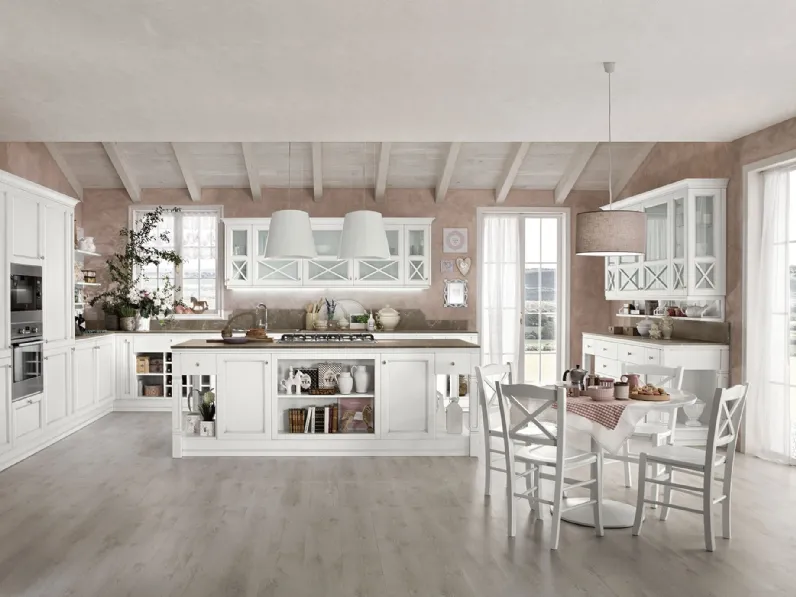 Cucina Classica con isola Sinfonia 04 di Colombini Kitchen