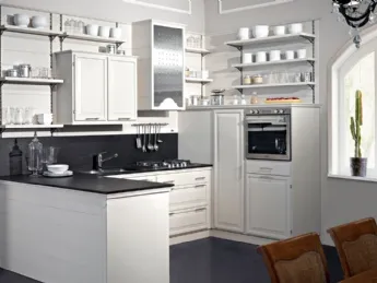 Store Bianco con penisola