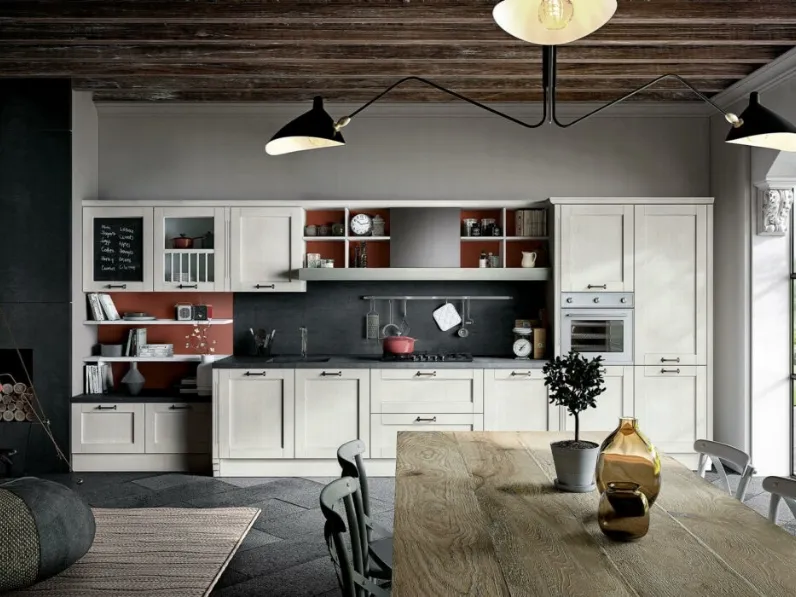 Cucina Classica lineare Tabià 06 di Spagnol Cucine