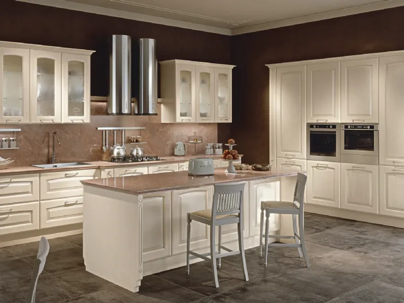 Cucina Classica con isola Veronica 07 di Lube