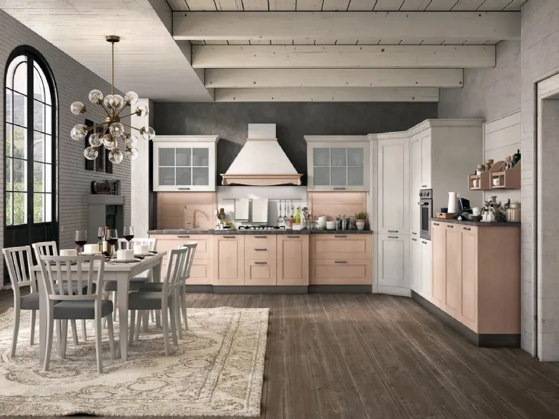 Cucina Classica angolare in Frassino Virginia 04 di Stosa