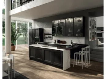 Ylenia in legno laccato Nero