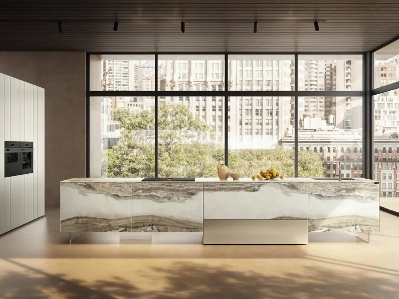 Cucina Design con isola 36e8 Project 2815 di Lago
