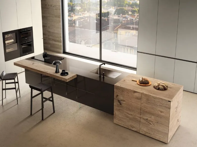 Cucina Design con isola 36e8 Project 2816 di Lago