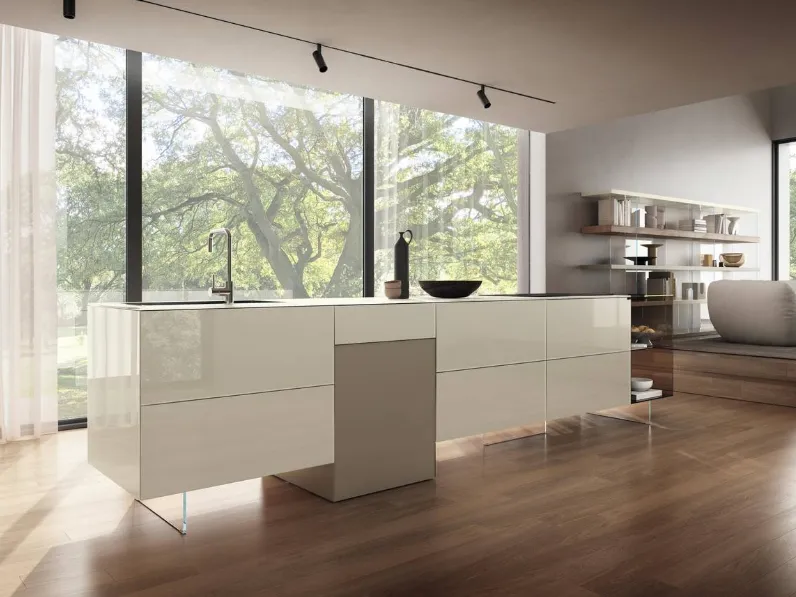 Cucina Design con isola 36e8 Project 2817 di Lago