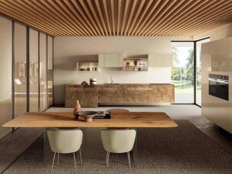 Cucina Design ad angolo 36e8 Project 2819 di Lago