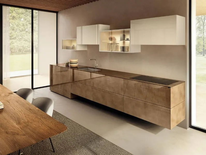 Cucina Design ad angolo 36e8 Project 2819 di Lago