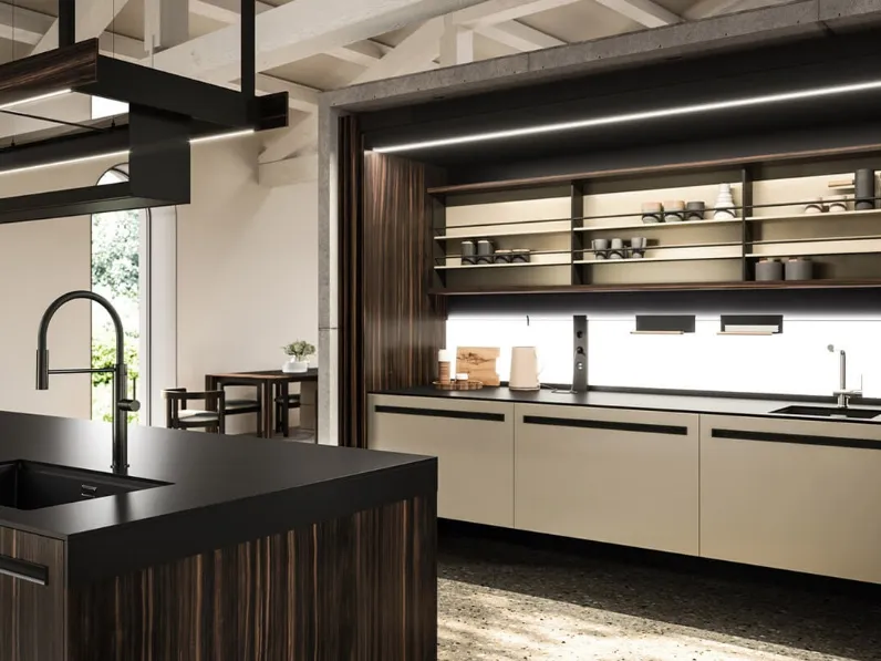 Cucina Design con isola Ak Project 03 di Arrital