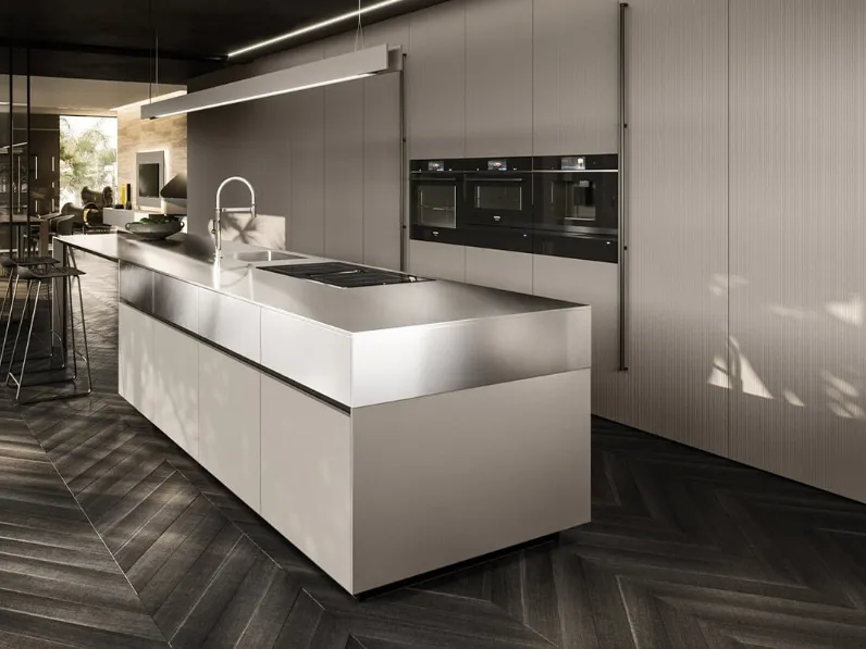 Cucina Design con isola Ak Project 07 di Arrital