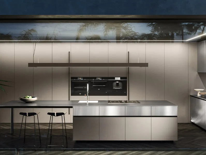 Cucina Design con isola Ak Project 07 di Arrital