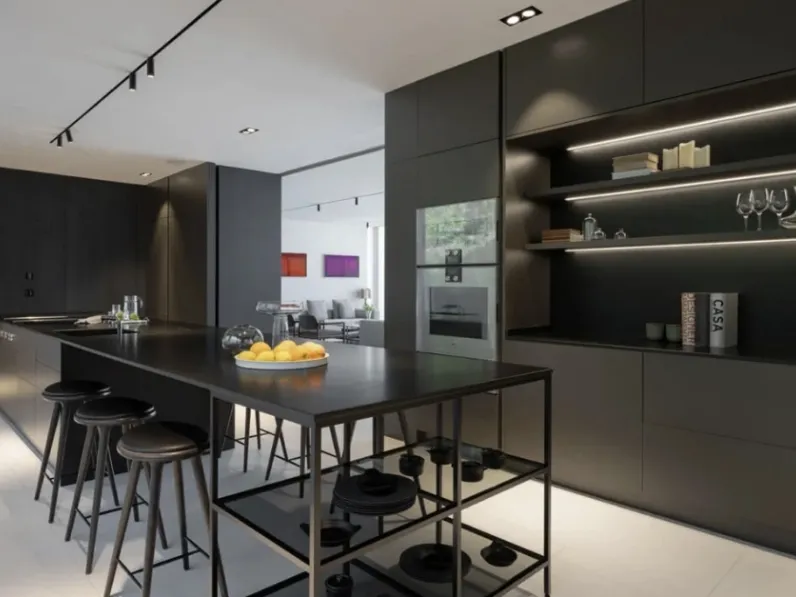 Cucina Design con isola All-Around D12-D23 02 di Doimo Cucine