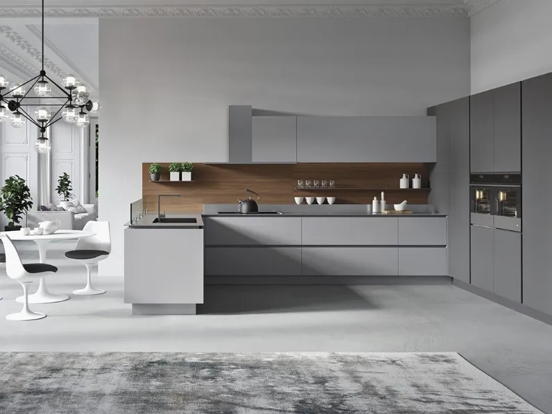 Cucina Design in laccato opaco Sistema 22 Ambiente 11 di Alta Cucine