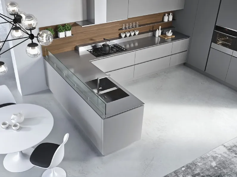 Cucina Design in laccato opaco Sistema 22 Ambiente 11 di Alta Cucine