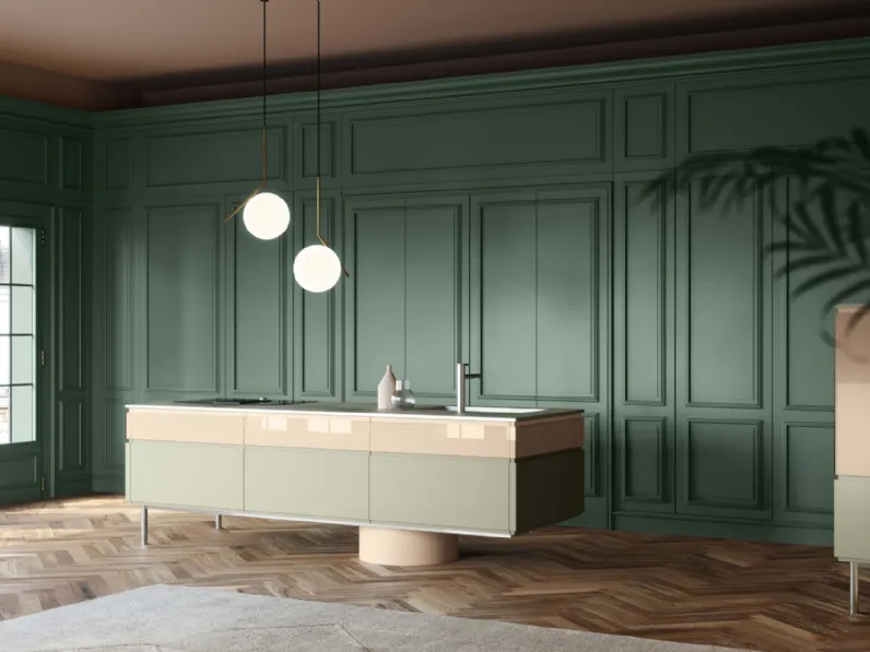 Cucina Design con isola Archetipo 2 de L'Ottocento