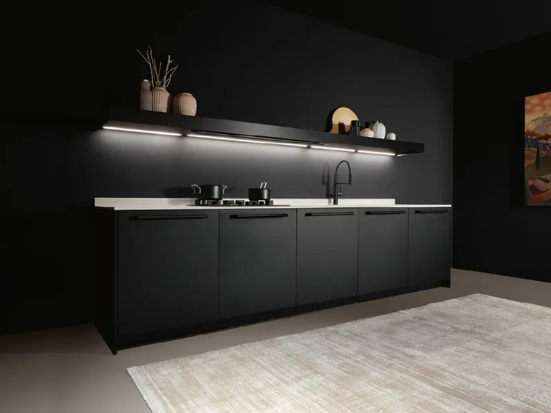 Cucina Design lineare in laccato Arena di Maistri
