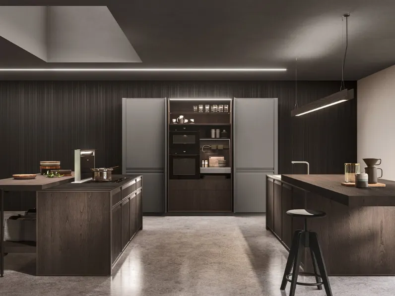 Cucina Design con doppia isola Ak 07 04 di Arrital