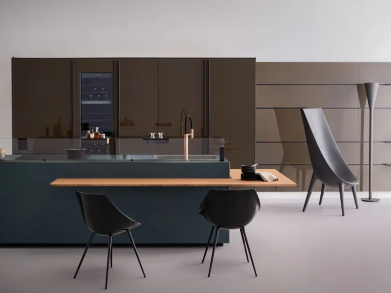 Cucina Design Artematica Soft Outline Vetro di Valcucine