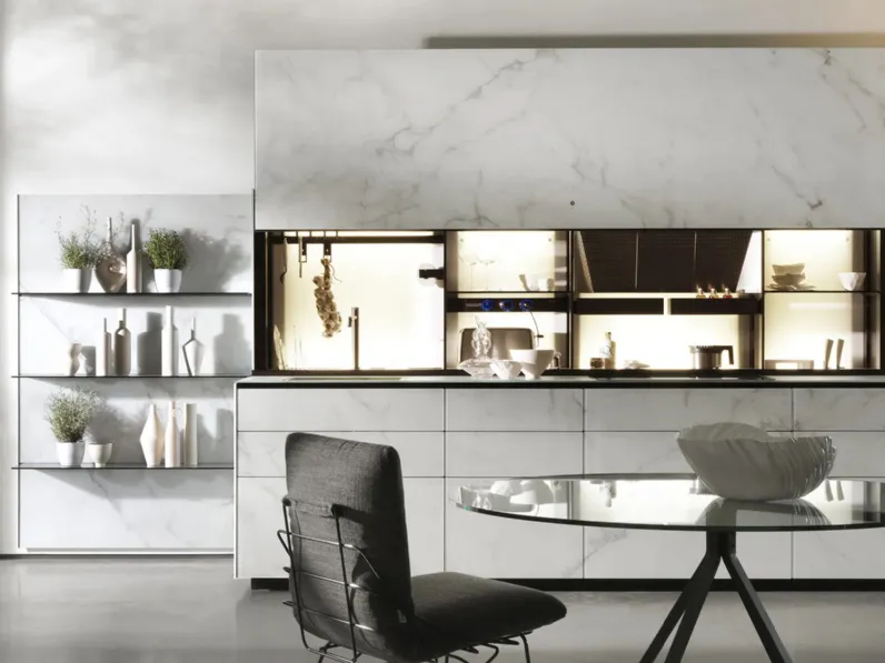 Cucina Design Artematica Vitrum Mimesis di Valcucine