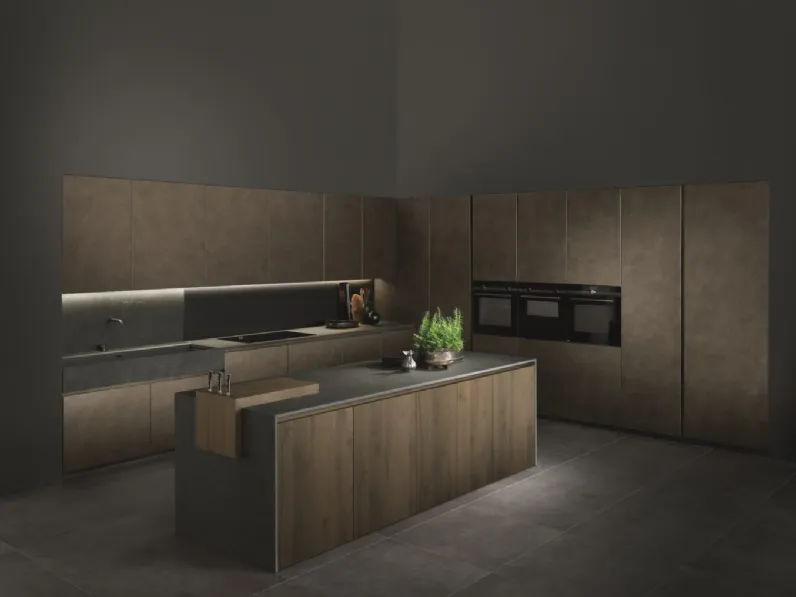 Cucina Design Factory con isola di Aster Cucine