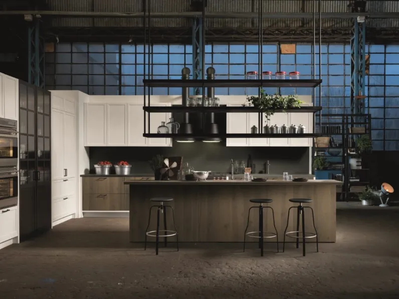 Cucina Design Factory con isola di Aster Cucine