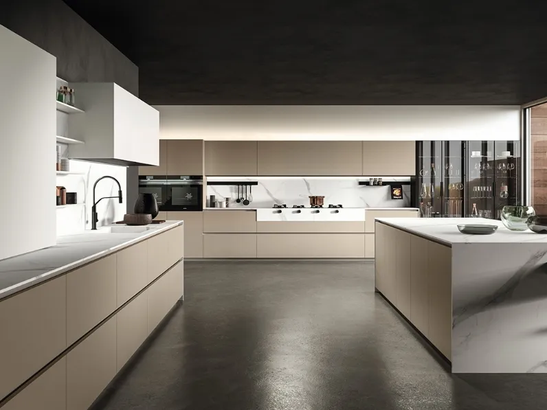 Cucina Design con isola Atelier di Aster Cucine