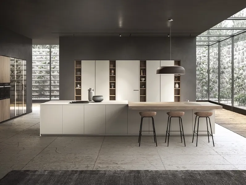 Cucina Design con isola Atelier di Aster Cucine