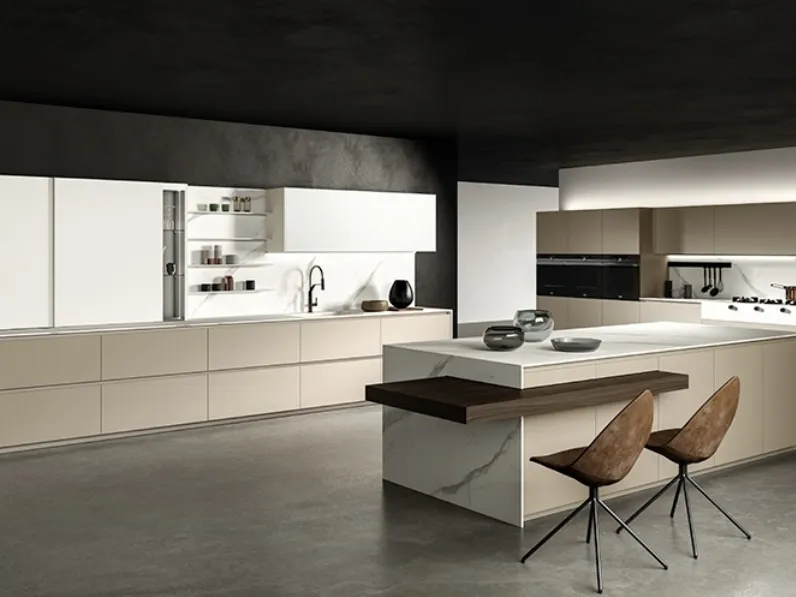 Cucina Design con isola Atelier di Aster Cucine
