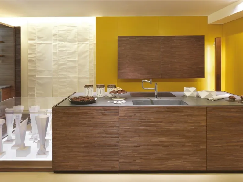 Cucina Design in legno scolpito Bellagio 02 di Laura Meroni