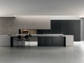 Il nuovo design Modular della cucina è stato sviluppato a partire dalla pietra naturale, materiale c