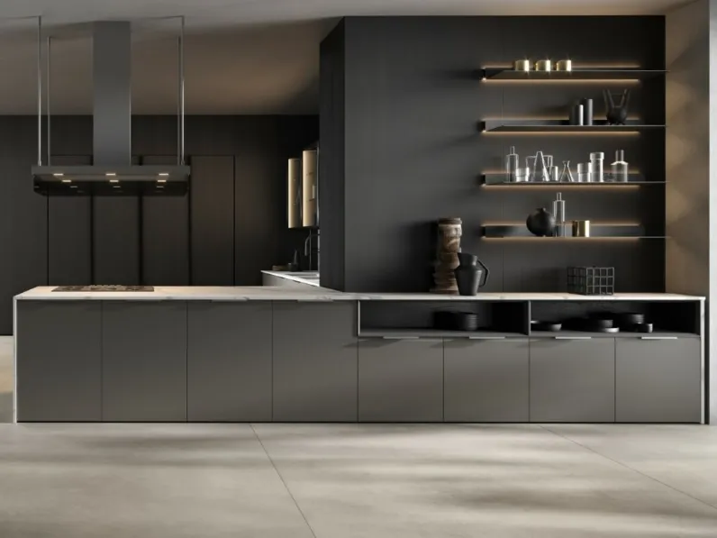 Cucina Design Brera Academy con penisola di Aster Cucine
