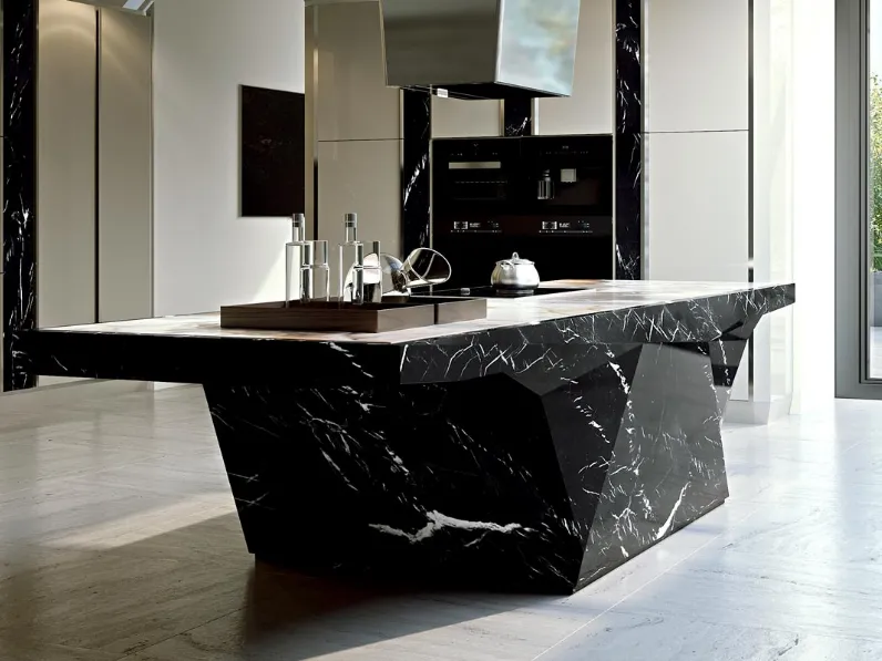 Cucina Design con isola Briolette 01 di Busatto