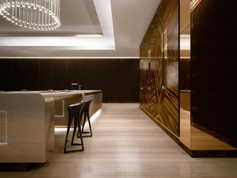 Cucina Design con isola Park Avenue di Busatto