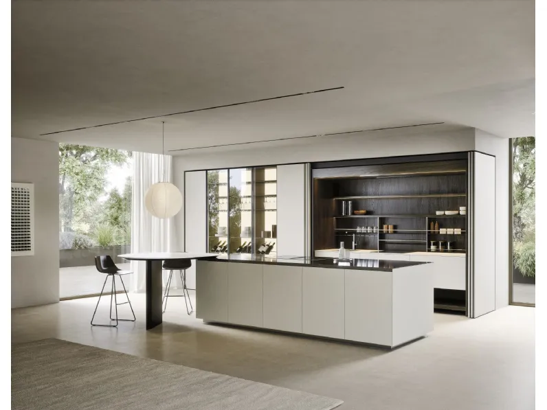 Cucina Design con isola C03 di Copat Life