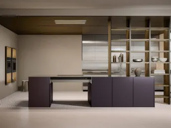 Cucina Design C07 di Copat Life con penisola