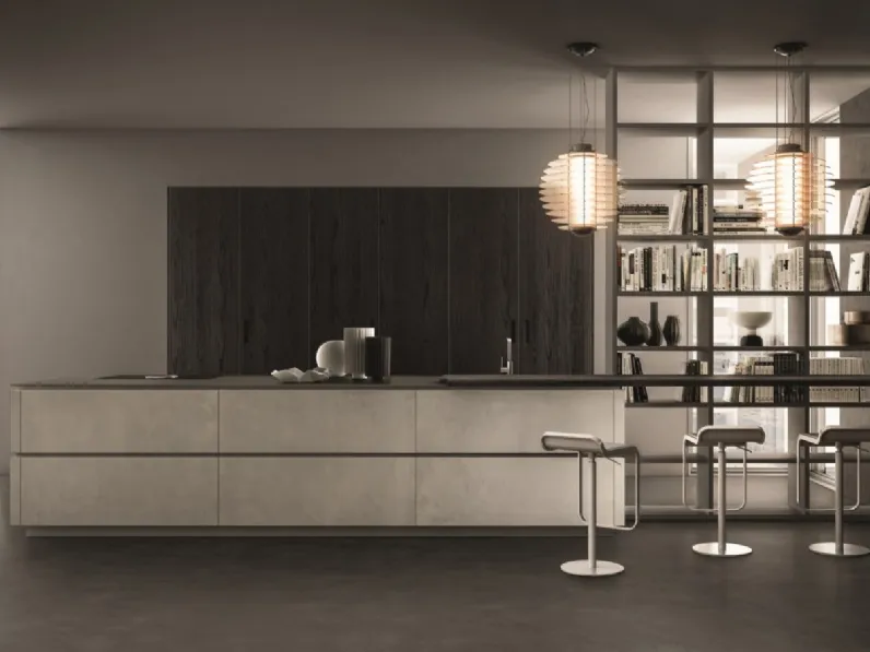 Cucina Design con penisola Contempora di Aster Cucine