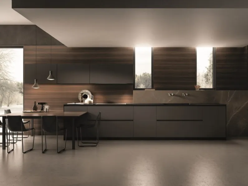 Cucina Design con penisola Contempora di Aster Cucine