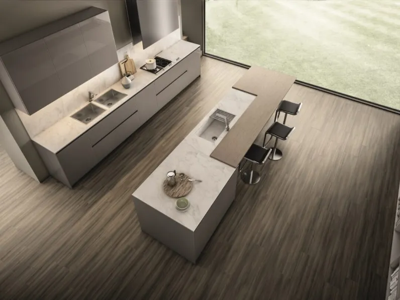 Cucina Design Contempora laccata di Aster Cucine