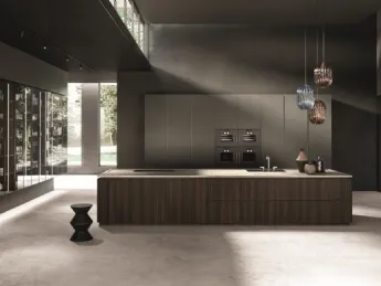 Cucina Design Contemporanea in Legno di Aster Cucine
