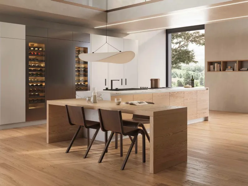 Cucina Design 01 con isola di Garofoli
