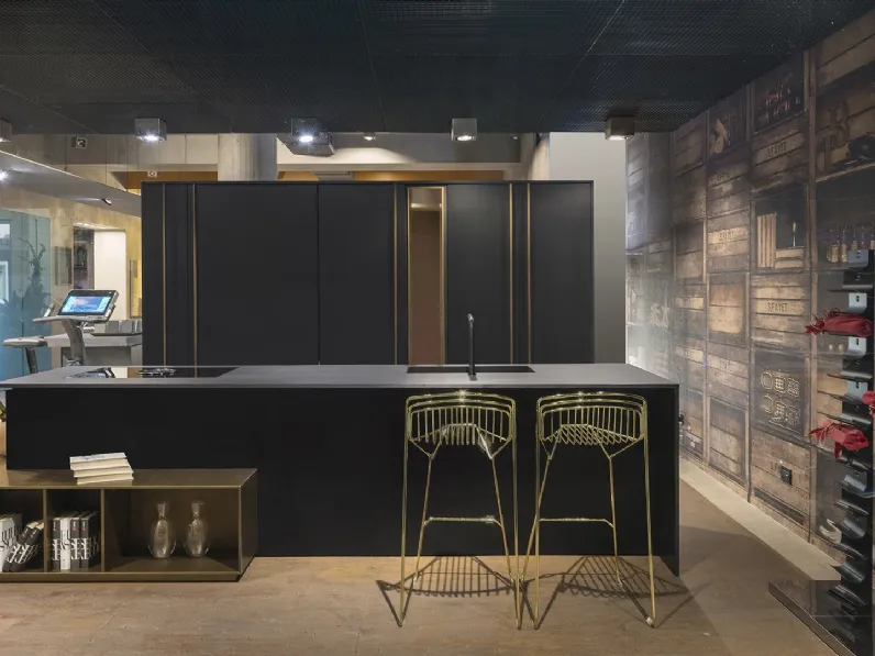 Cucina Design D90 Nero Intenso di TM Italia